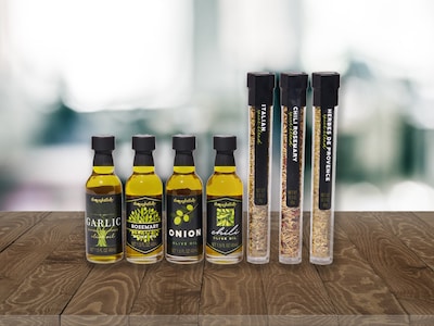 Lahjapakkaus Olive Oil Spice Infusion Set - Thoughtfully