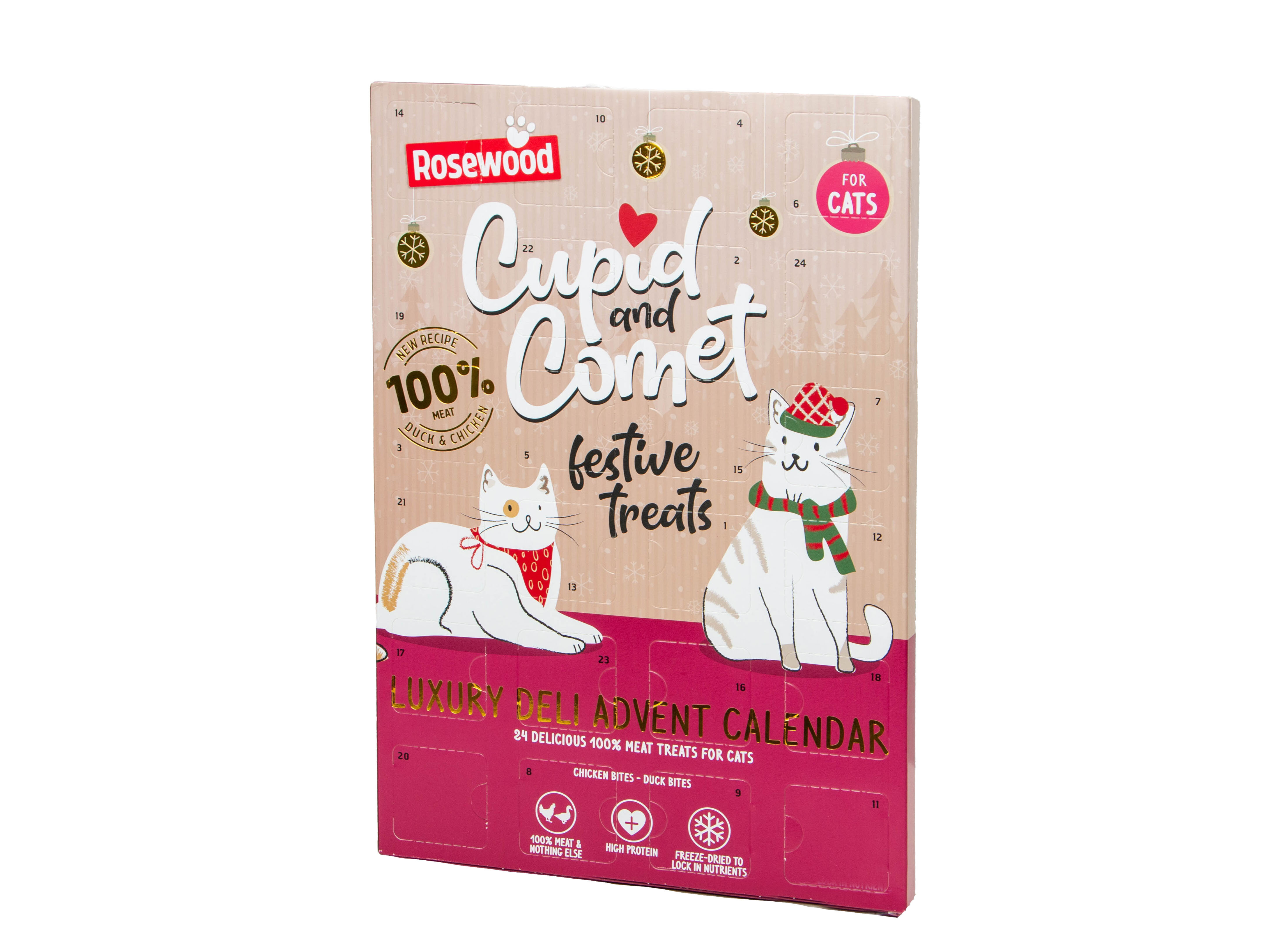 Cupid & Comet luksus-kattekalender