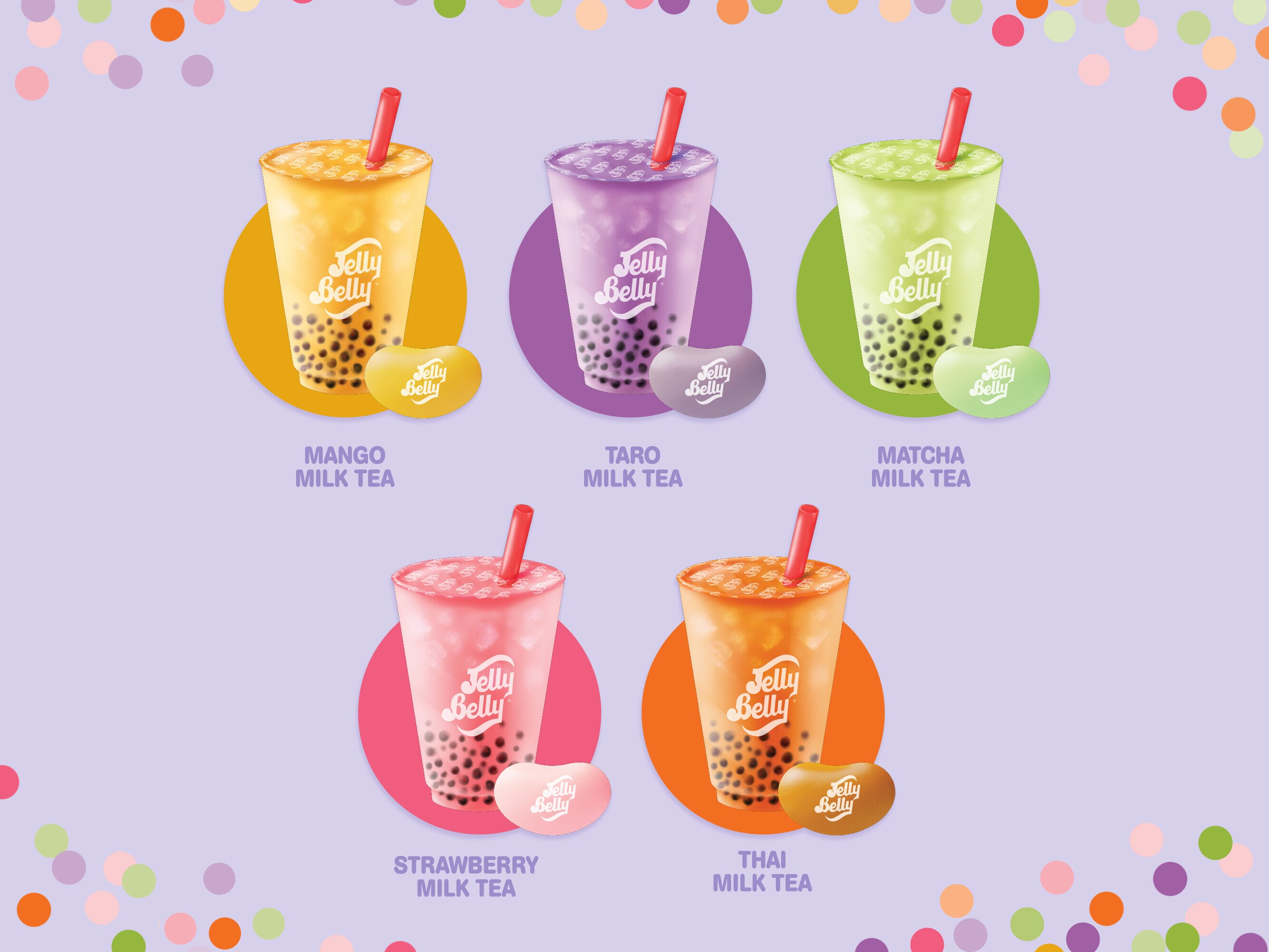 Jelly Belly gaveeske bubble tea