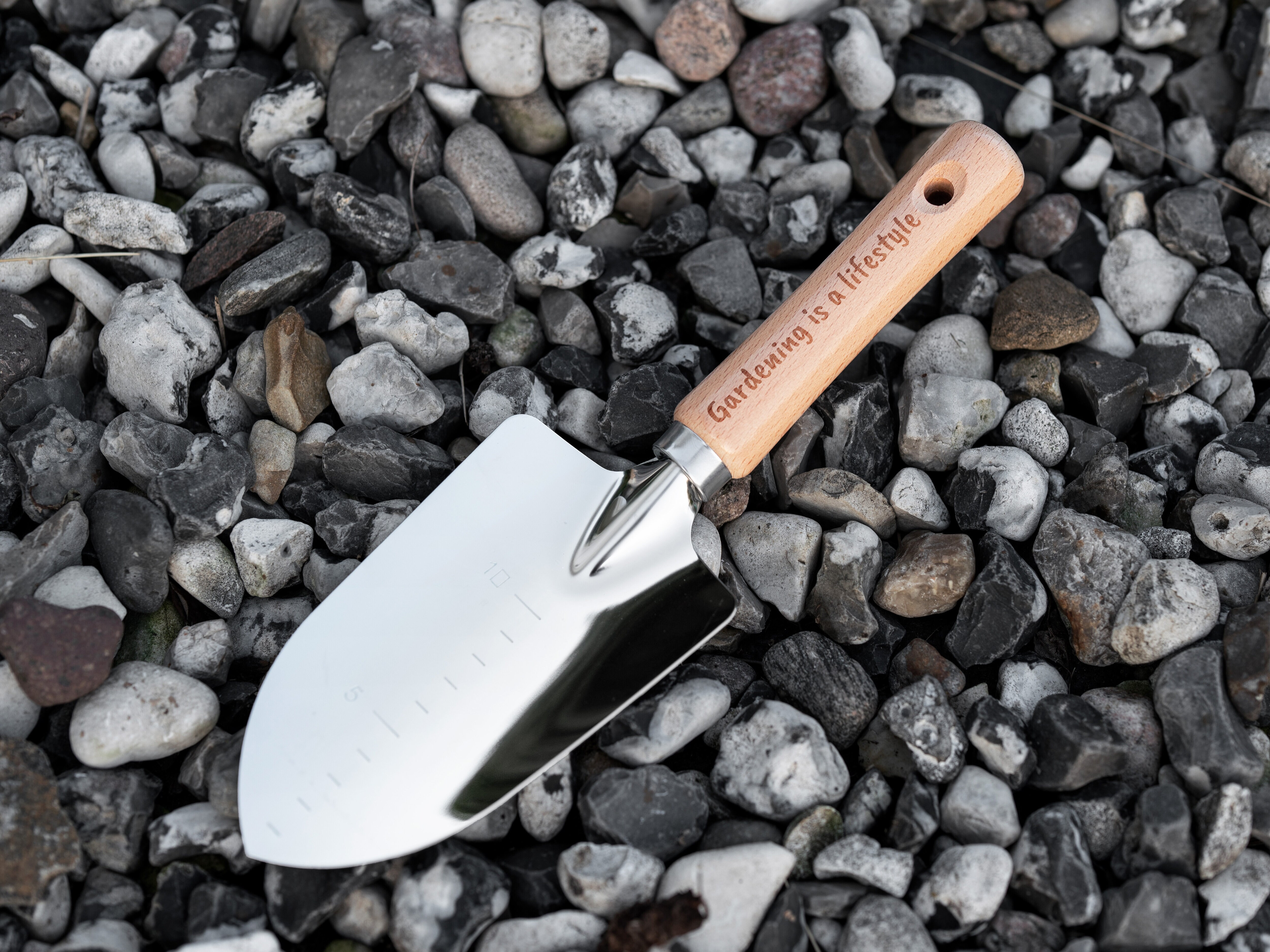 Planteringsspade med Gravering