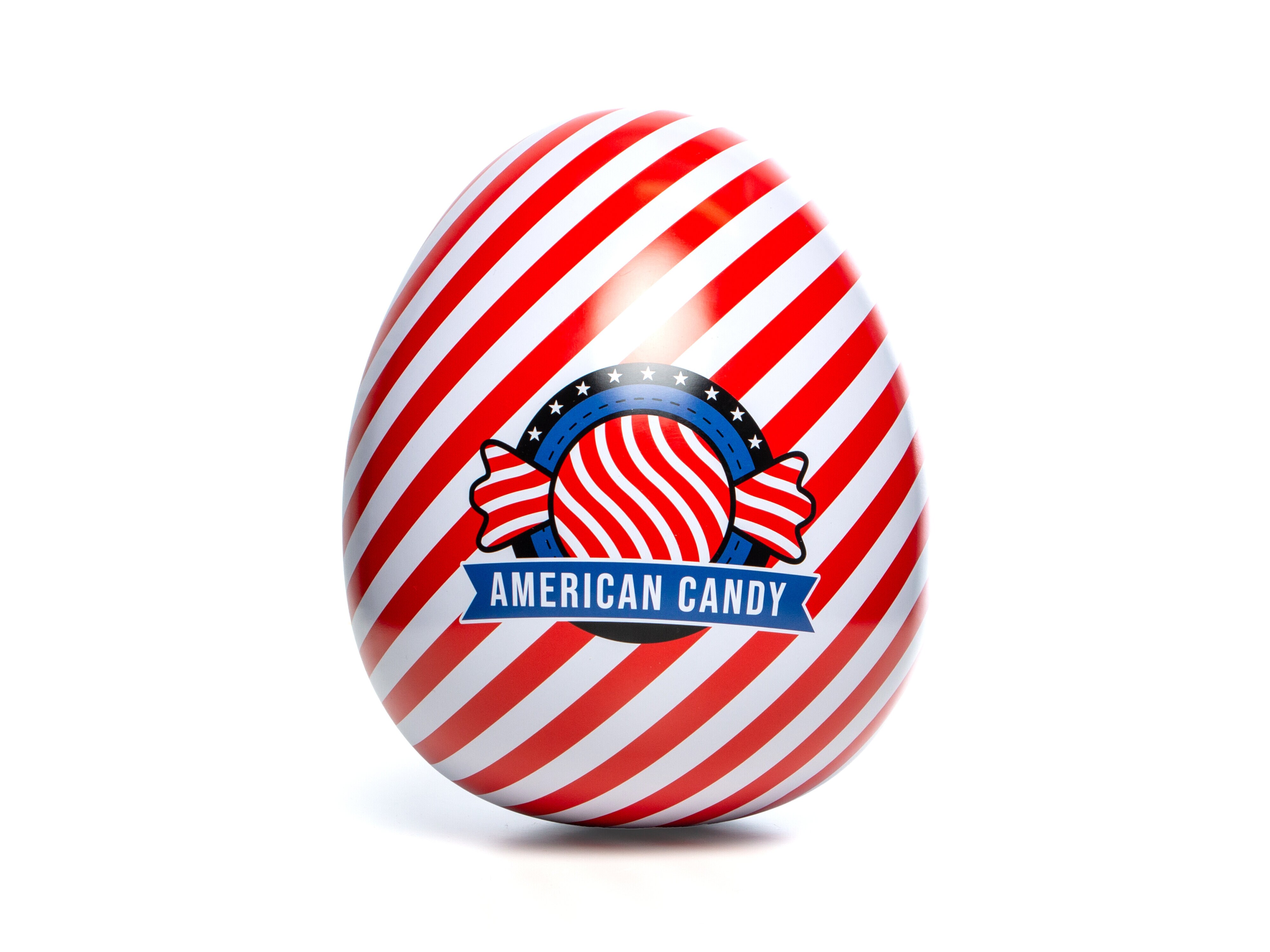 Påskägg med USA-godis