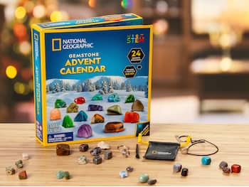 National Geographic Julekalender med Ædelsten