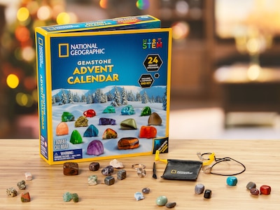 National Geographic Julekalender med Ædelsten