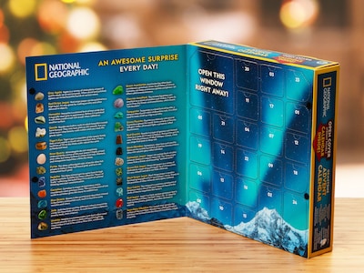 National Geographic Julekalender med Ædelsten