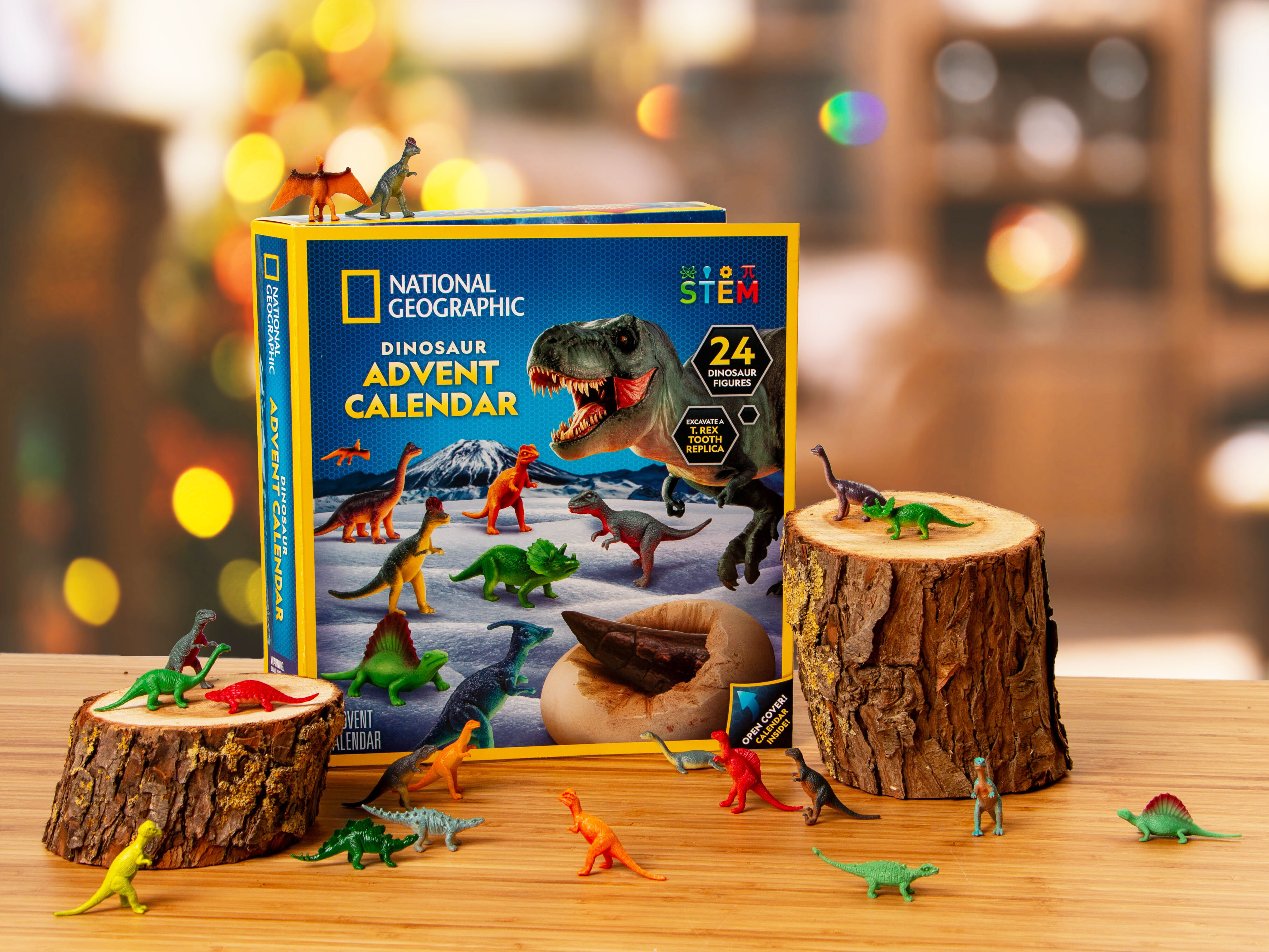 National Geographic julekalender med dinosaurier