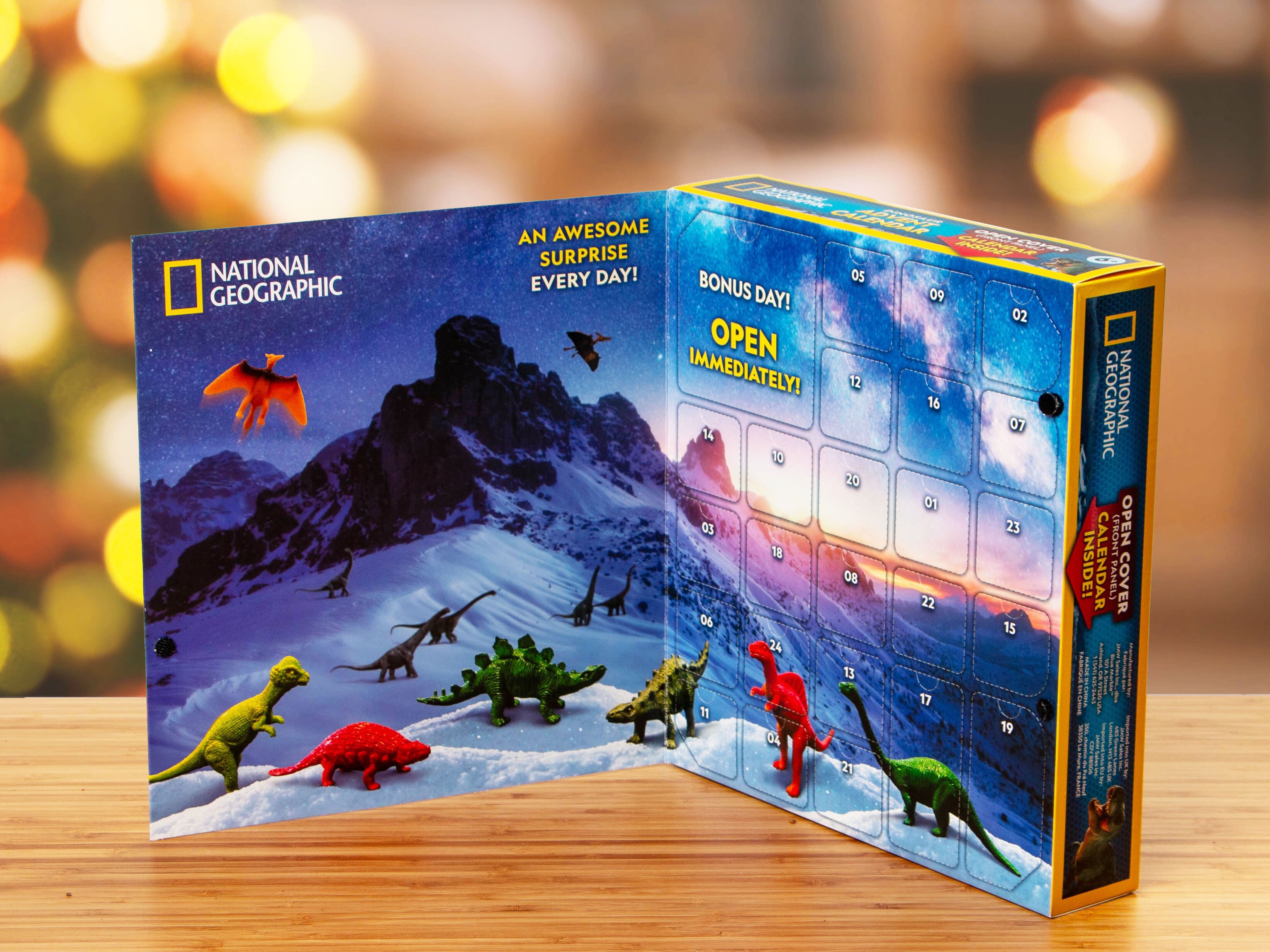 National Geographic Adventskalender med Dinosaurier