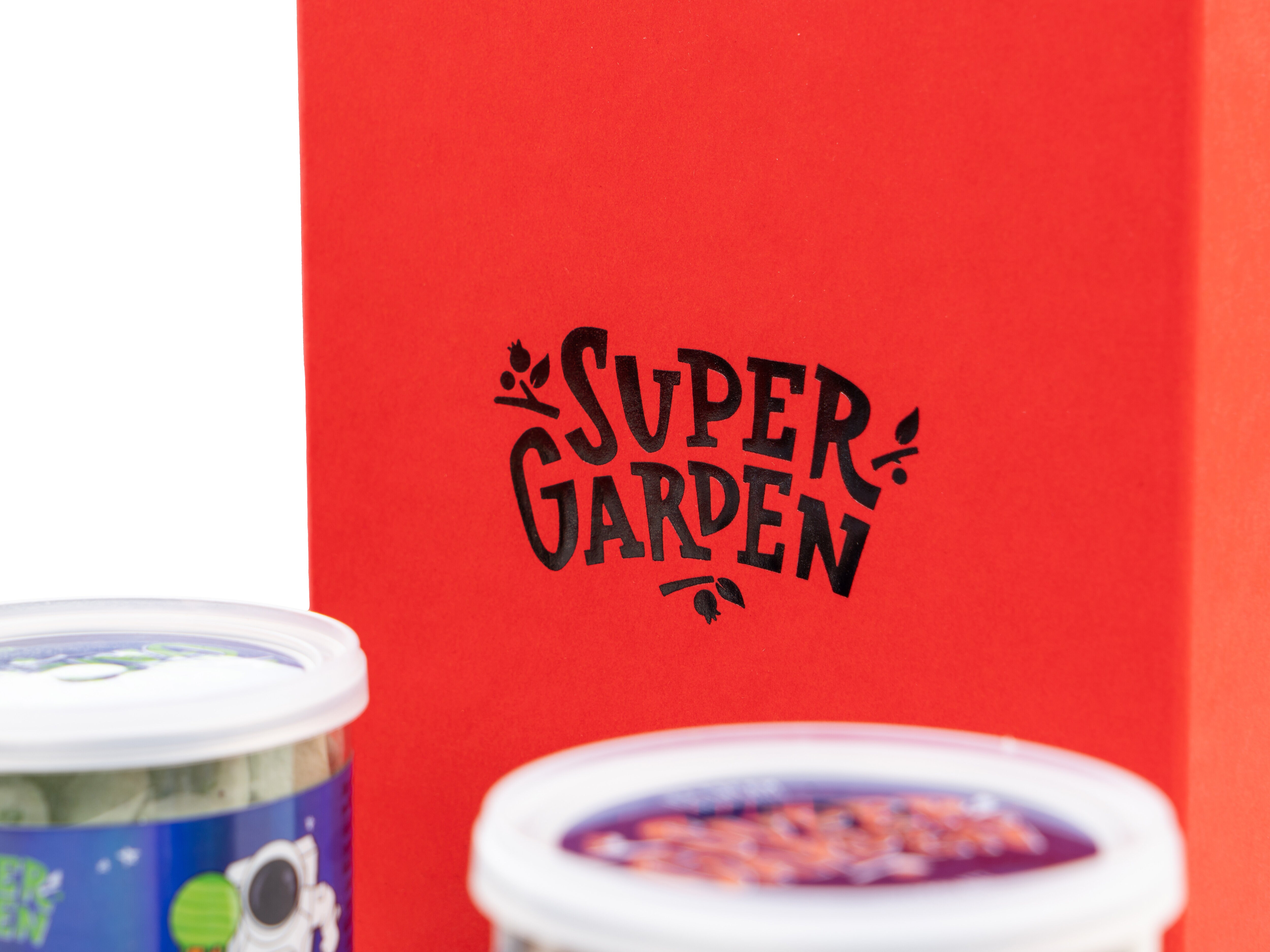 Gaveeske med frysetørket iskrem