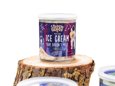 Gaveeske med frysetørket iskrem