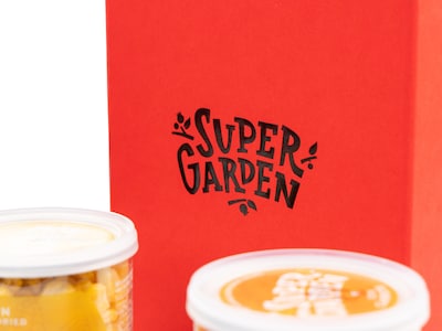 Presentlåda med Frystorkade Grönsaker