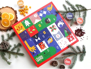 Adventskalender med Frystorkade Frukter, Bär & Grönsaker