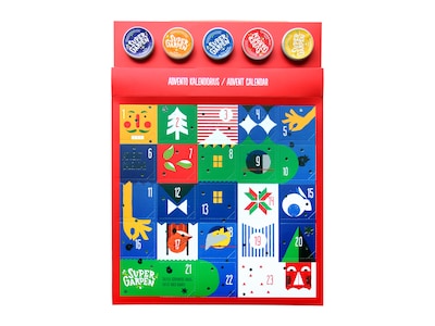 Adventskalender mit gefriergetrockneten Früchten, Beeren & Gemüse