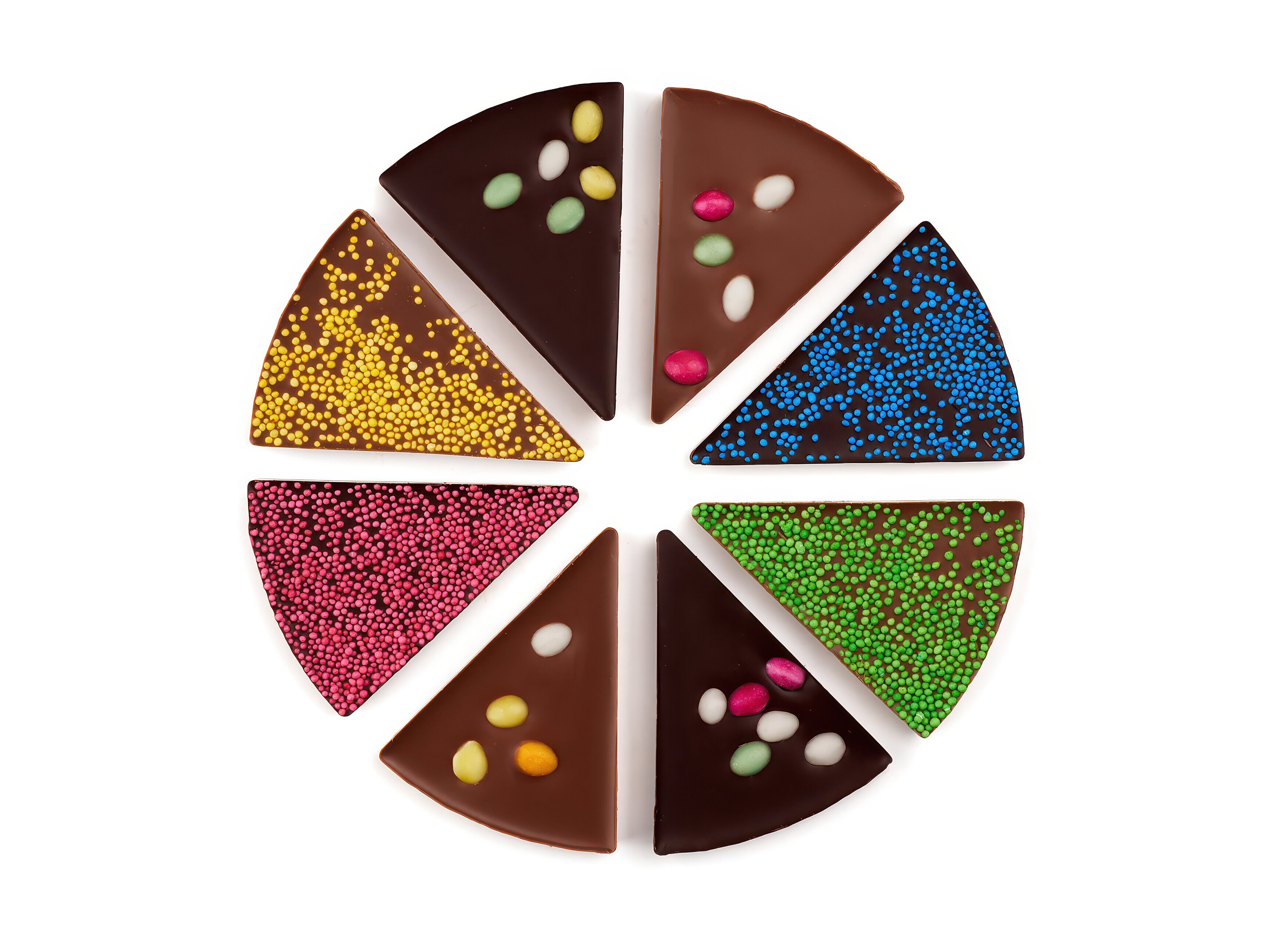 Chokladpizza med Strössel & Godis