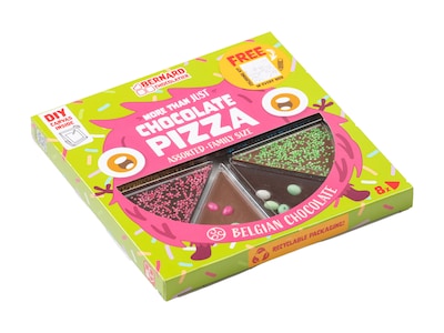 Chokoladepizza med Krymmel & Slik