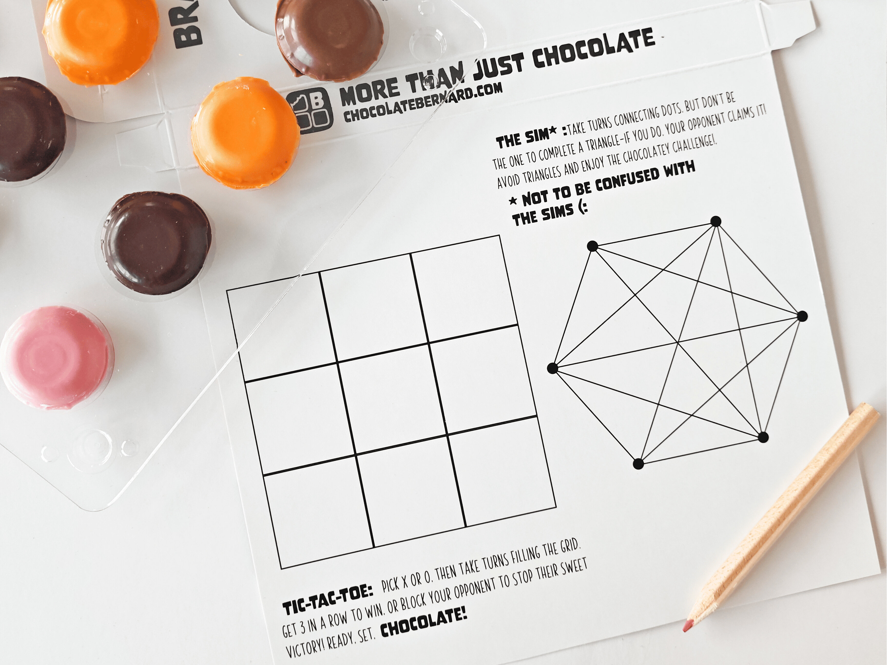 Macarons sjokoladekonfekt