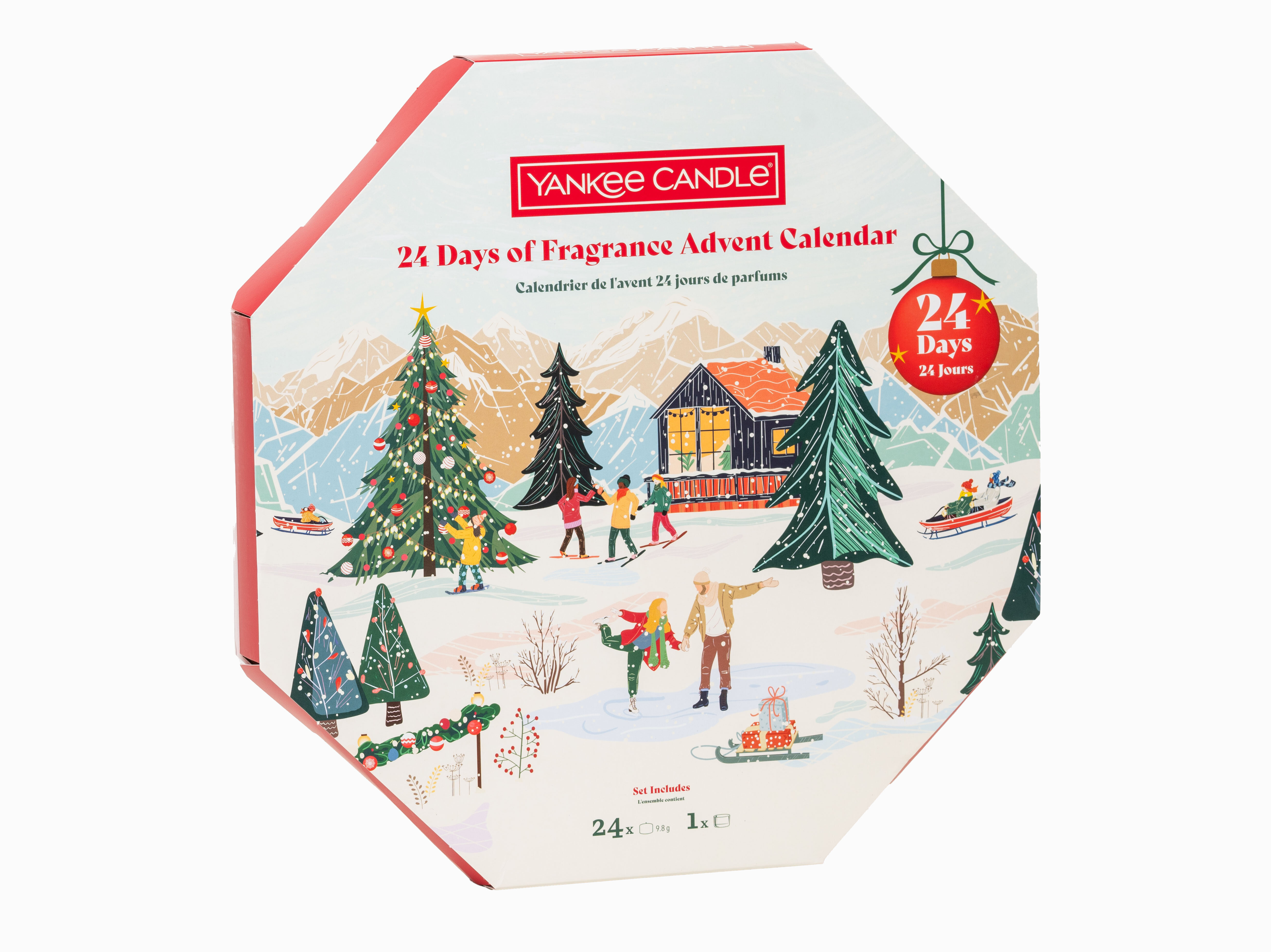 Yankee Candle Julekalender med Fyrfadslys