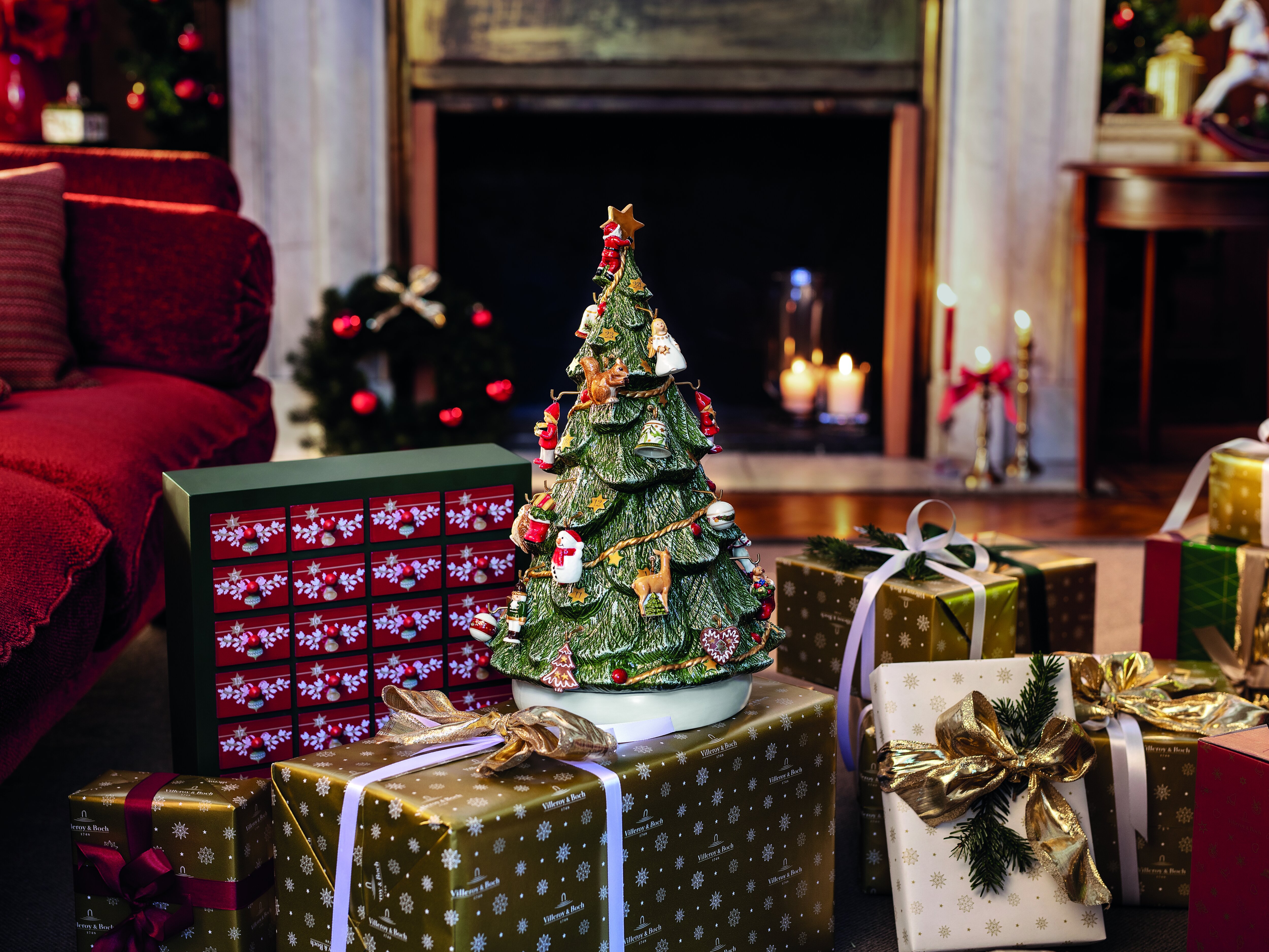 Villeroy & Boch Adventskalender mit Weihnachtsbaum