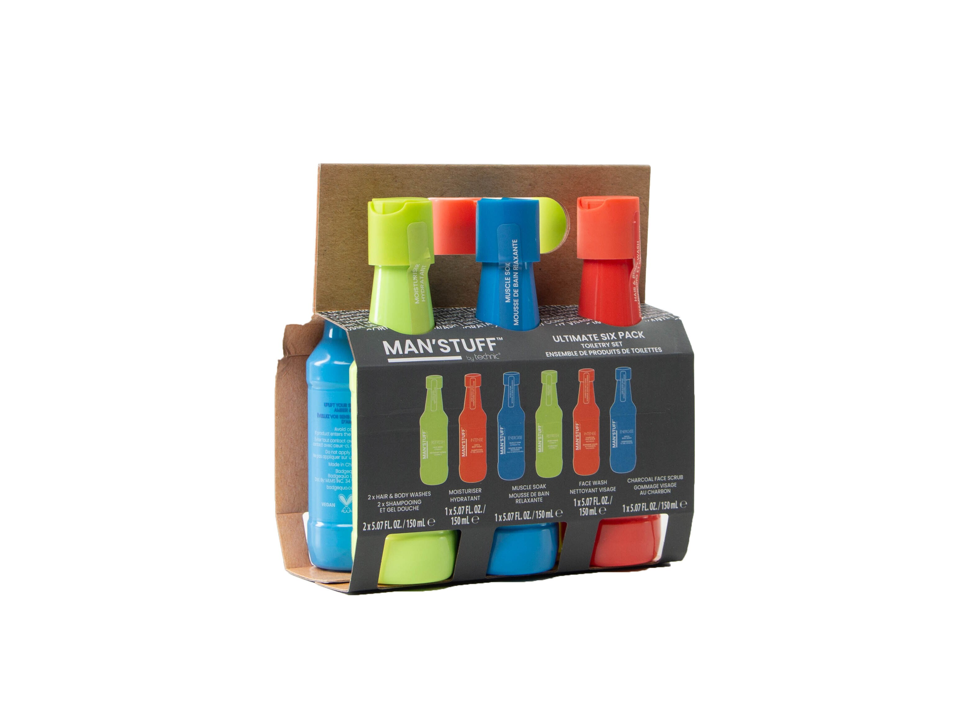 Man Stuff Ultimate Six Pack Duschset
