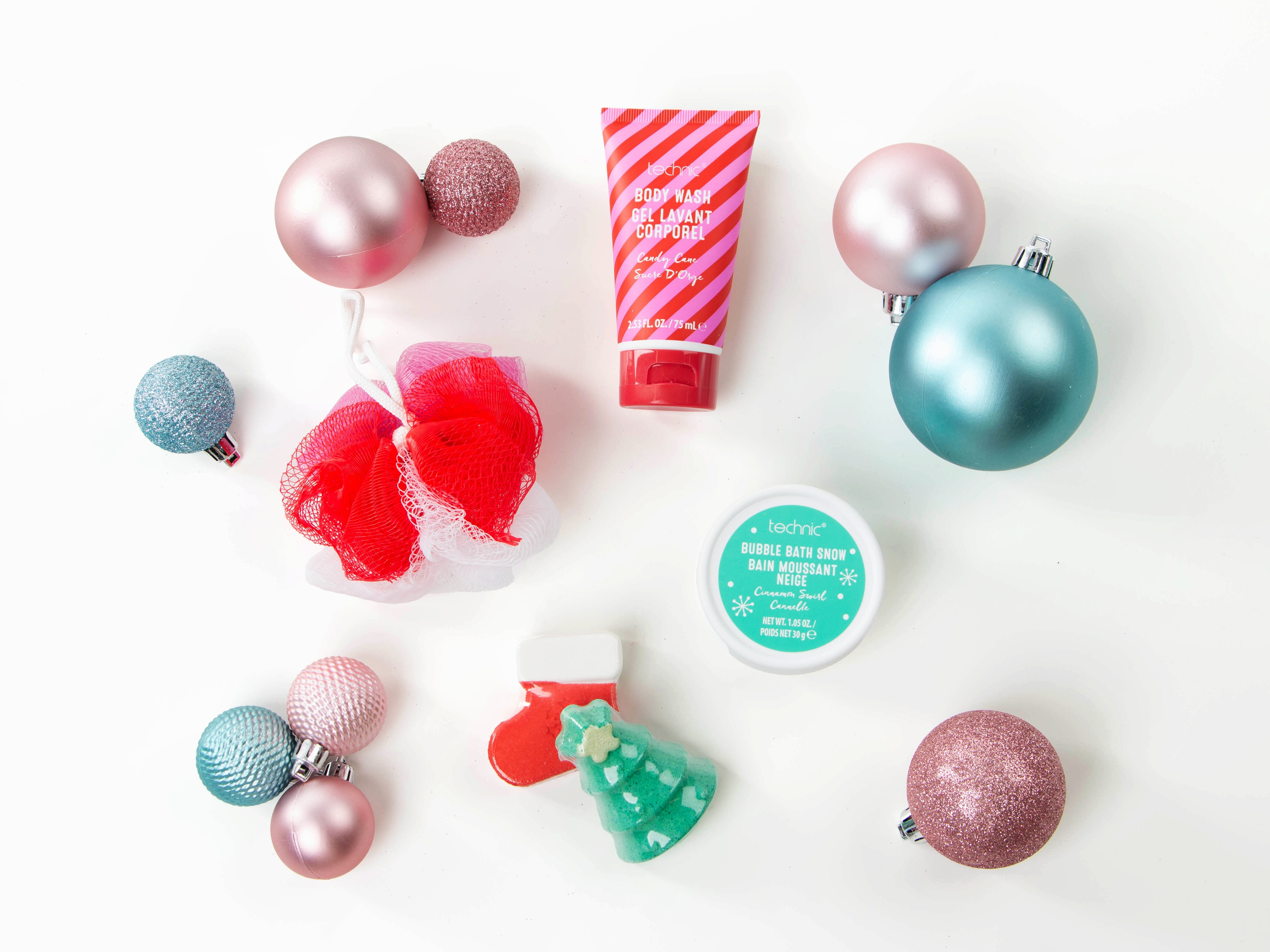 Geschenkbox Weihnachtliches Bade-Set