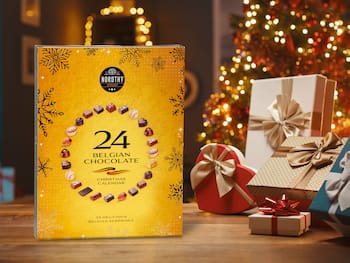 Julekalender med Belgisk Chokolade fra Nordthy