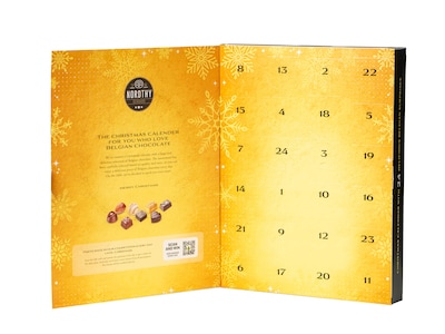 Adventskalender med Belgisk Choklad från Nordthy