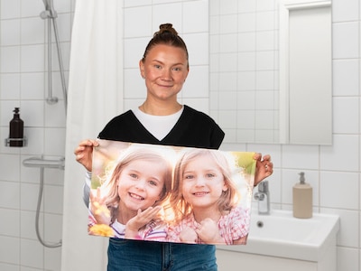 Håndkle med eget foto
