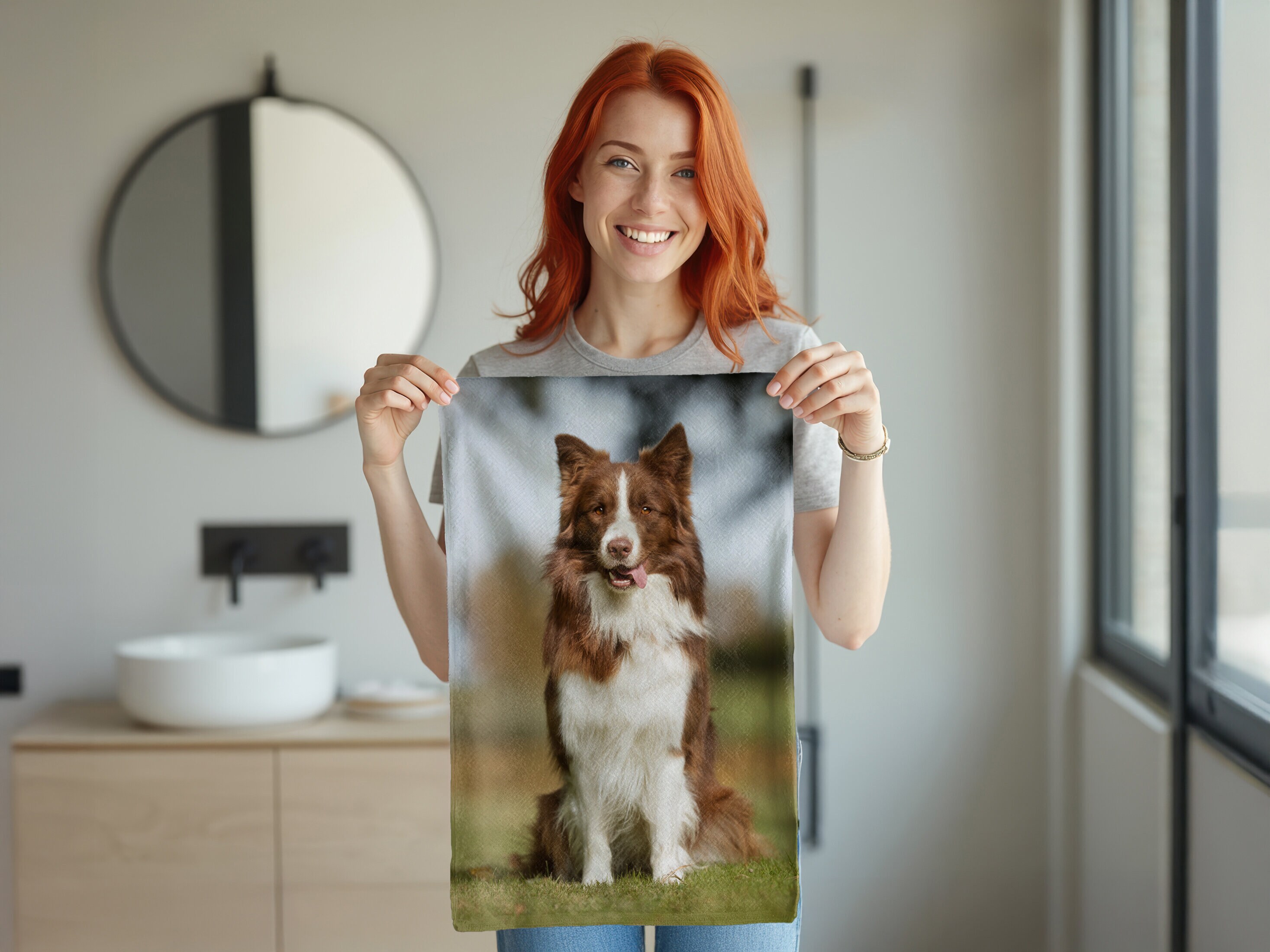 Håndkle med eget foto