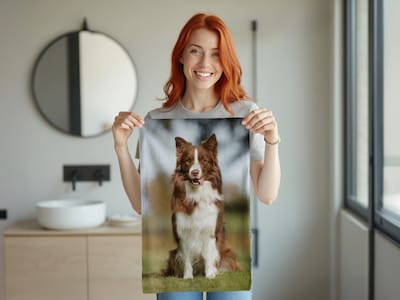 Håndkle med eget foto