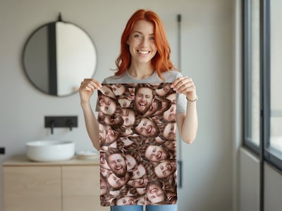 Håndkle med eget bilde - multiface