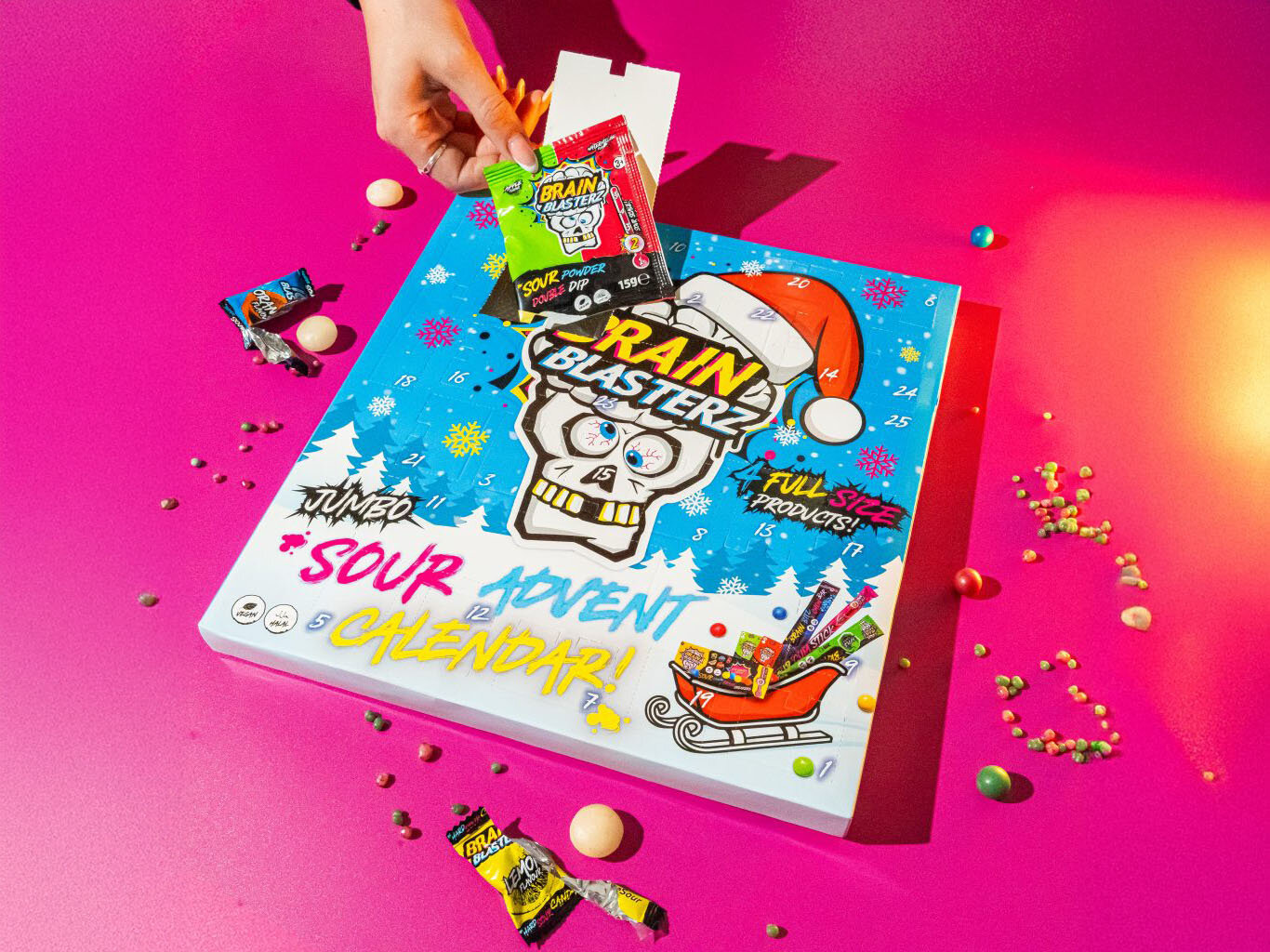 Brain Blasterz jumbo godterikalender