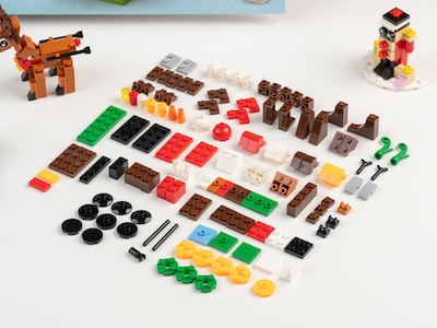 Julekalender med Byggeklodser