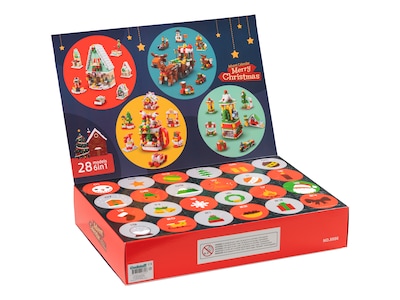 Julekalender med Byggeklodser