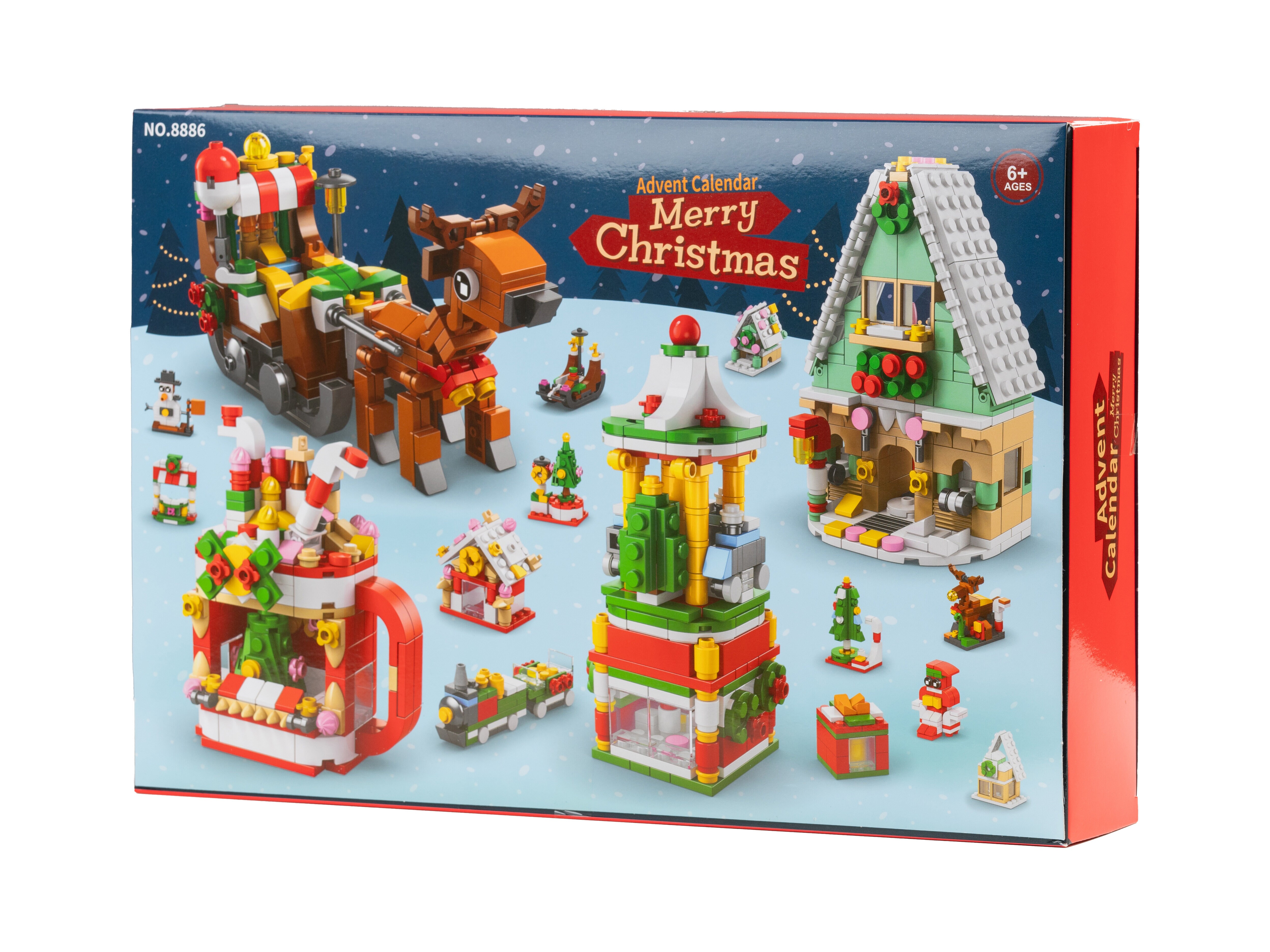 Julekalender med Byggeklodser