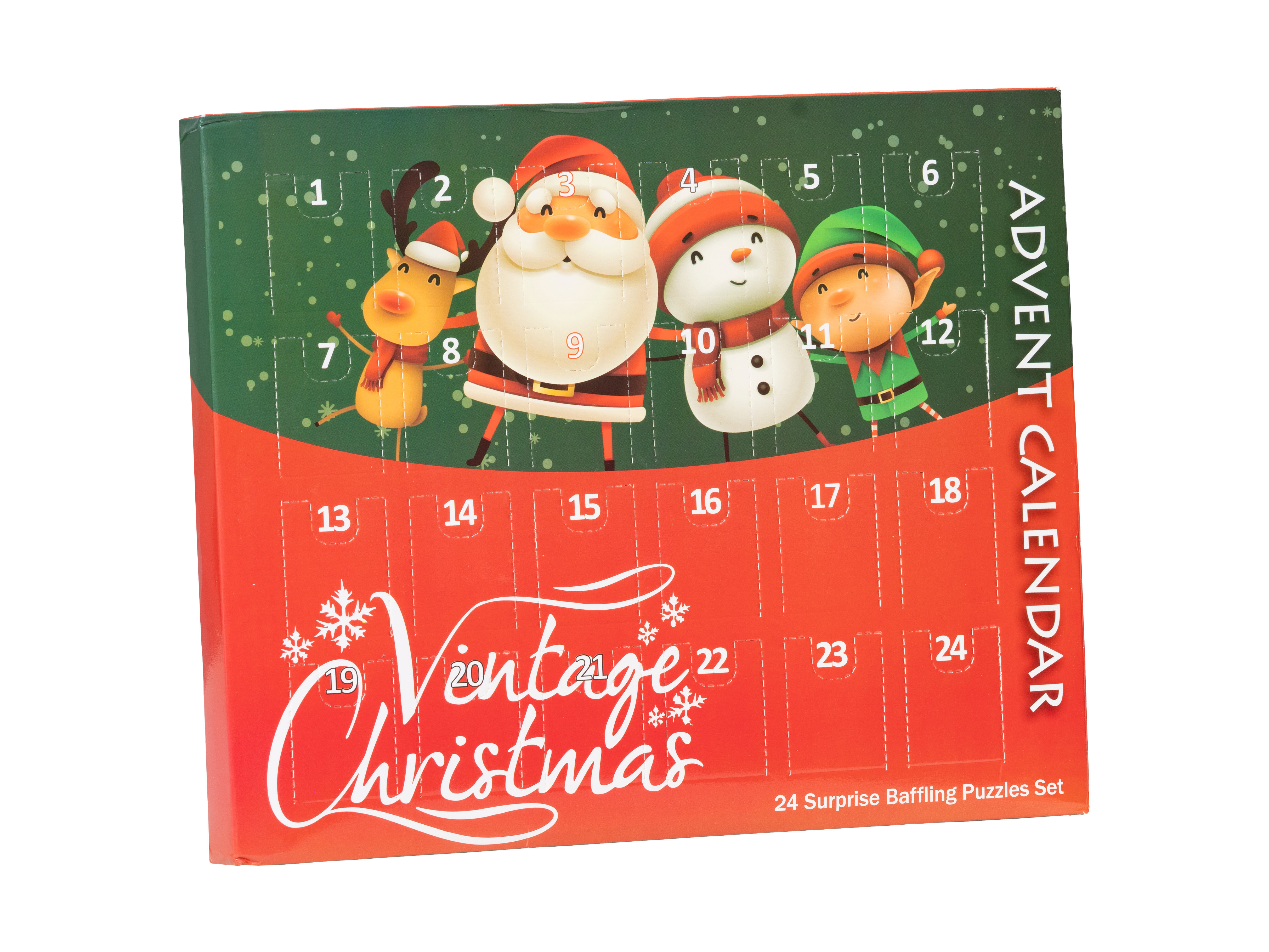 Adventskalender med metallpussel
