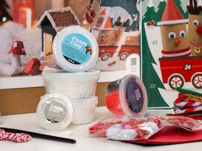 Adventskalender mit Bastelspaß: Recycling