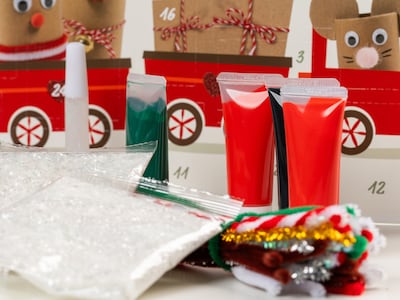 Adventskalender mit Bastelspaß: Recycling