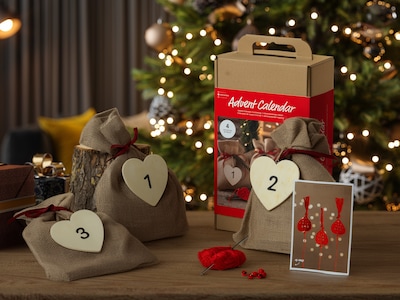 Adventskalender mit Bastelspaß: Häkeln
