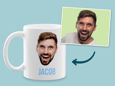 Mugg med Eget Foto & Text