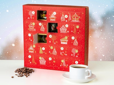 Adventskalender med Kaffekapslar