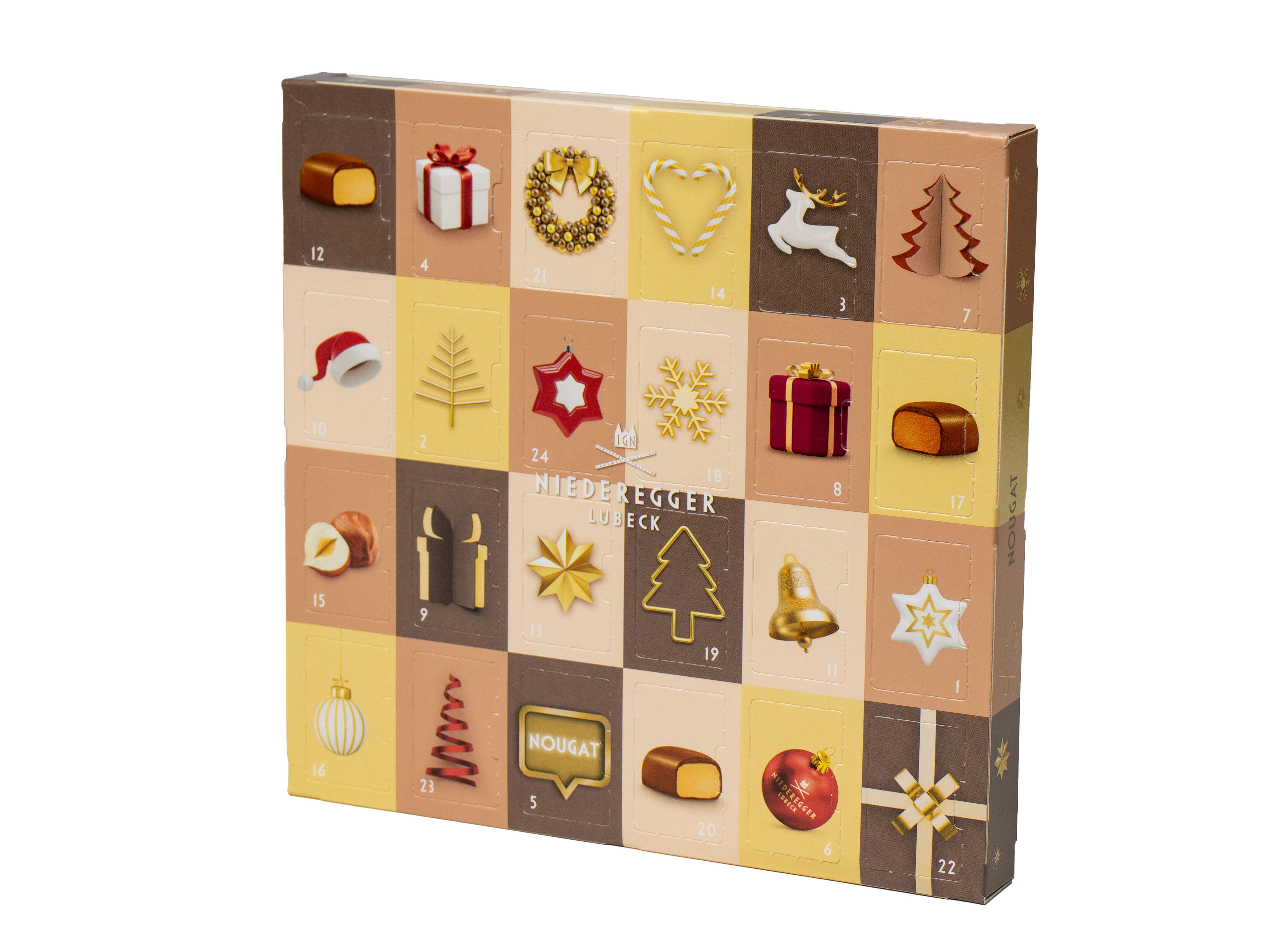 Joulukalenteri Nougatilla - Niederegger