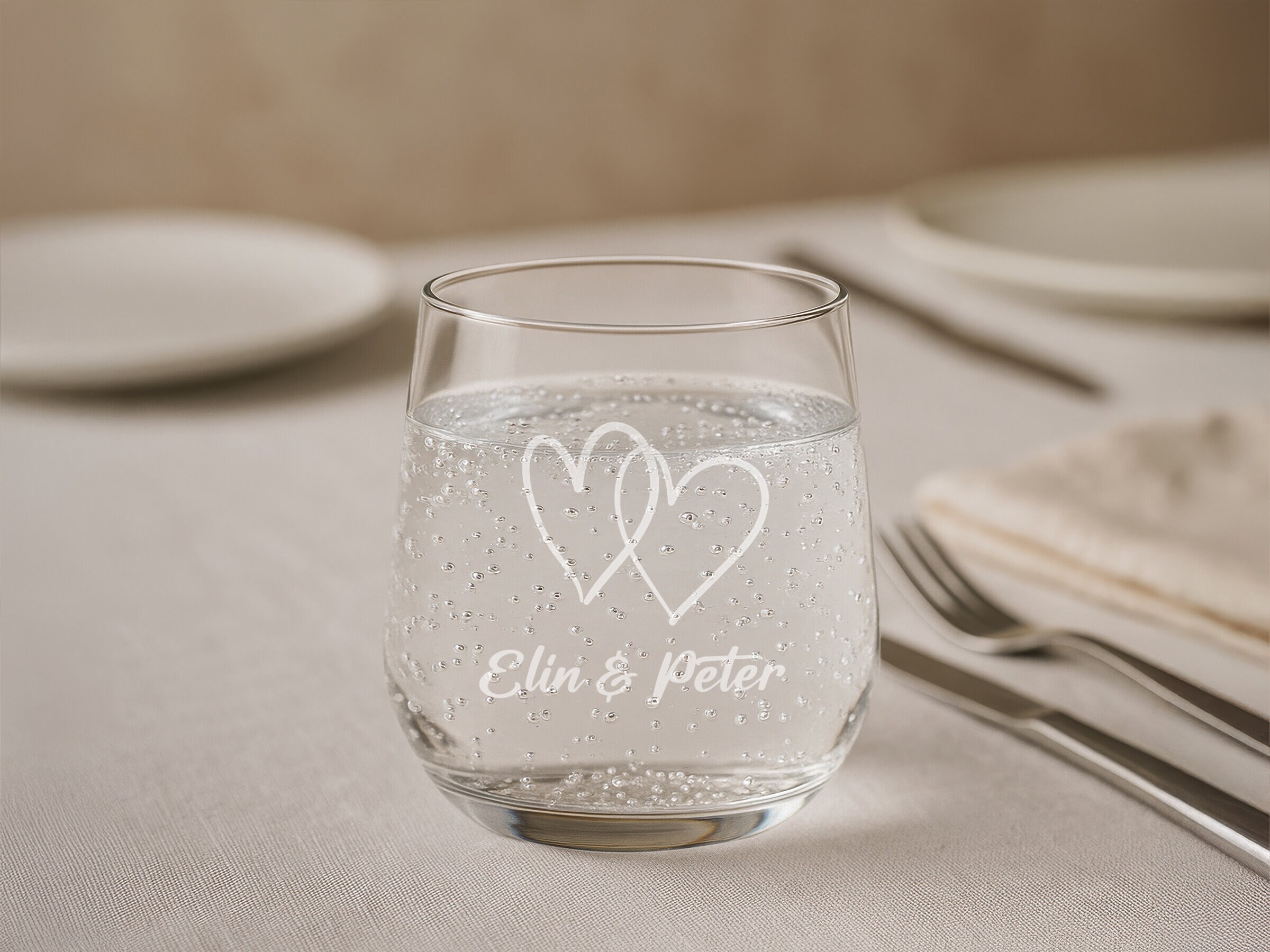 Spiegelau drikkeglass med gravering - egen tekst