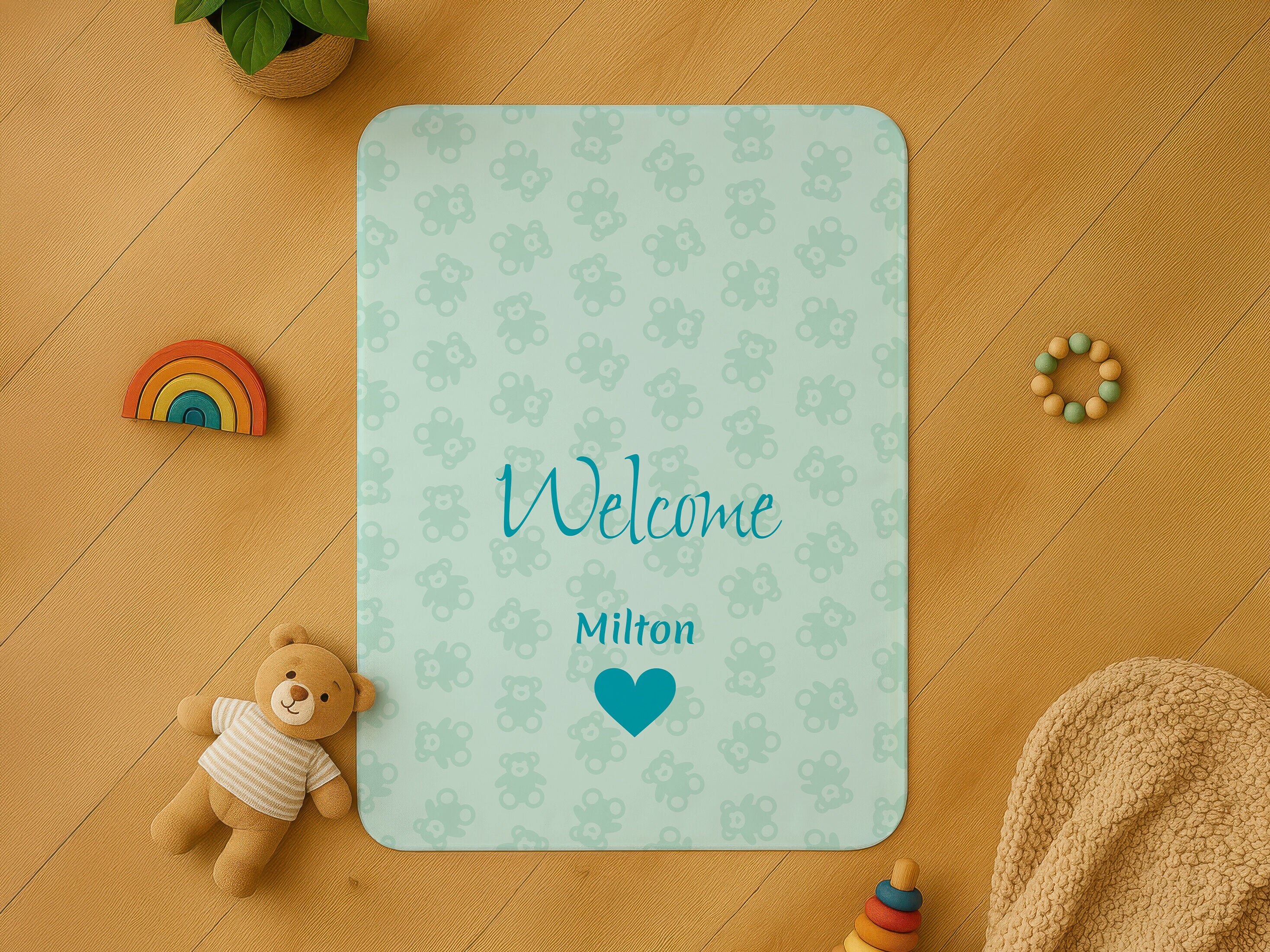 Babypledd med Egen Tekst