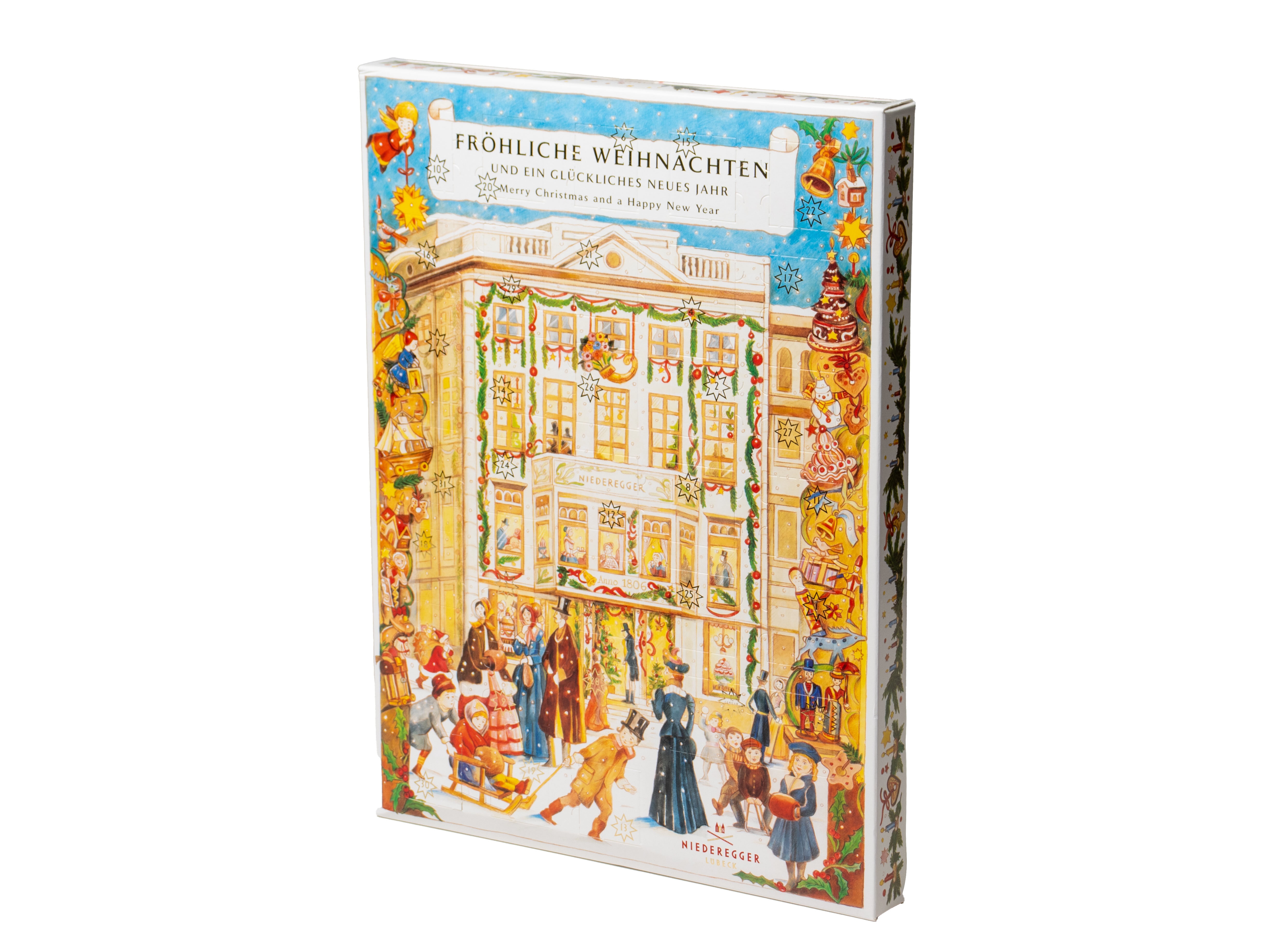 Marzipankalender mit 32 Türchen – Niederegger