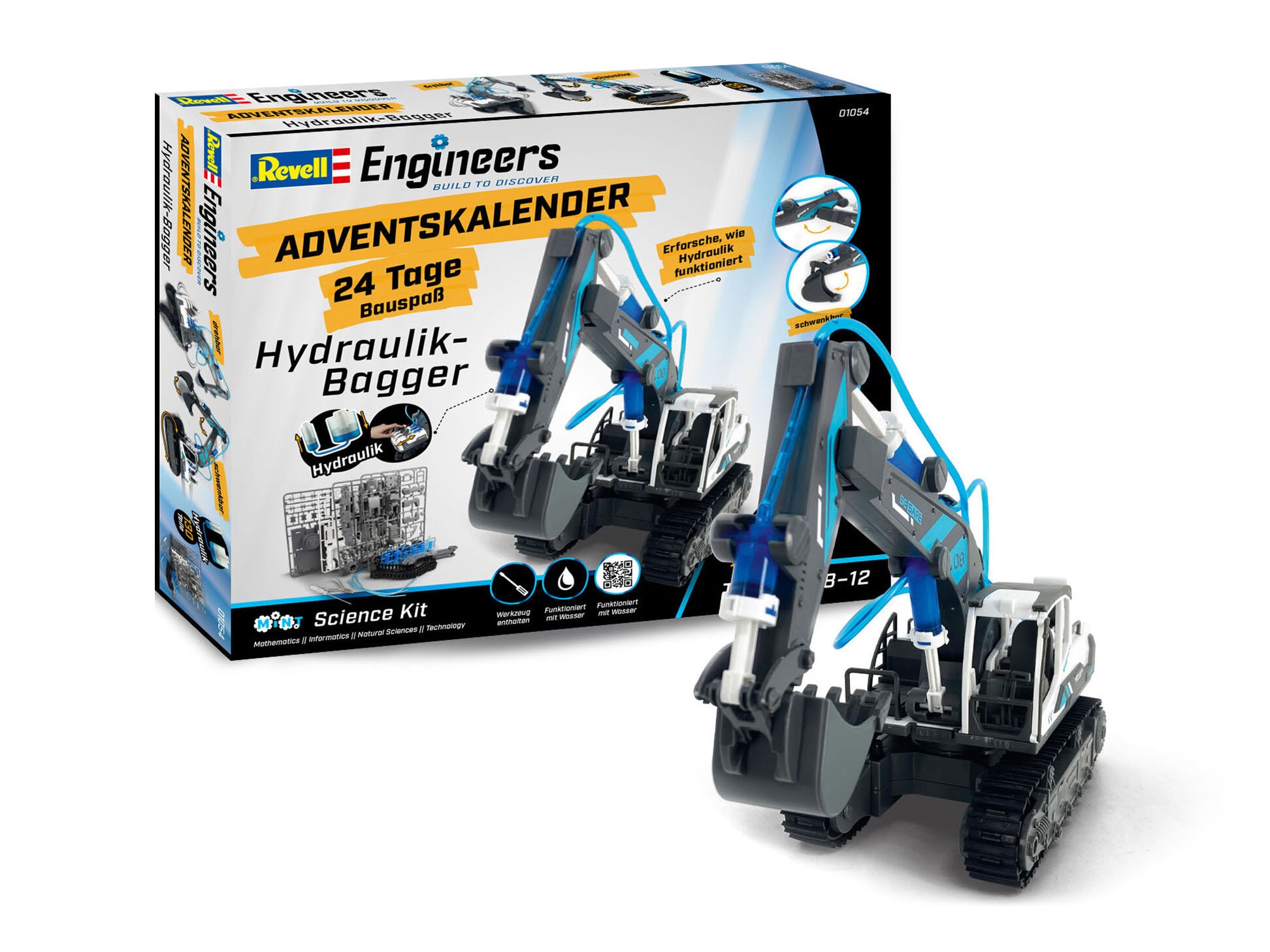 Adventskalender med Hydraulisk Grävmaskin - Revell
