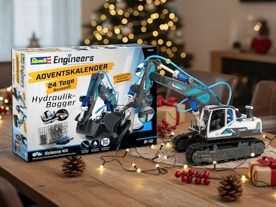 Adventskalender med Hydraulisk Grävmaskin - Revell