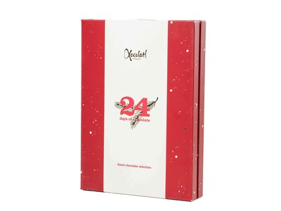 Adventskalender med Chokladpraliner från Xocolatl