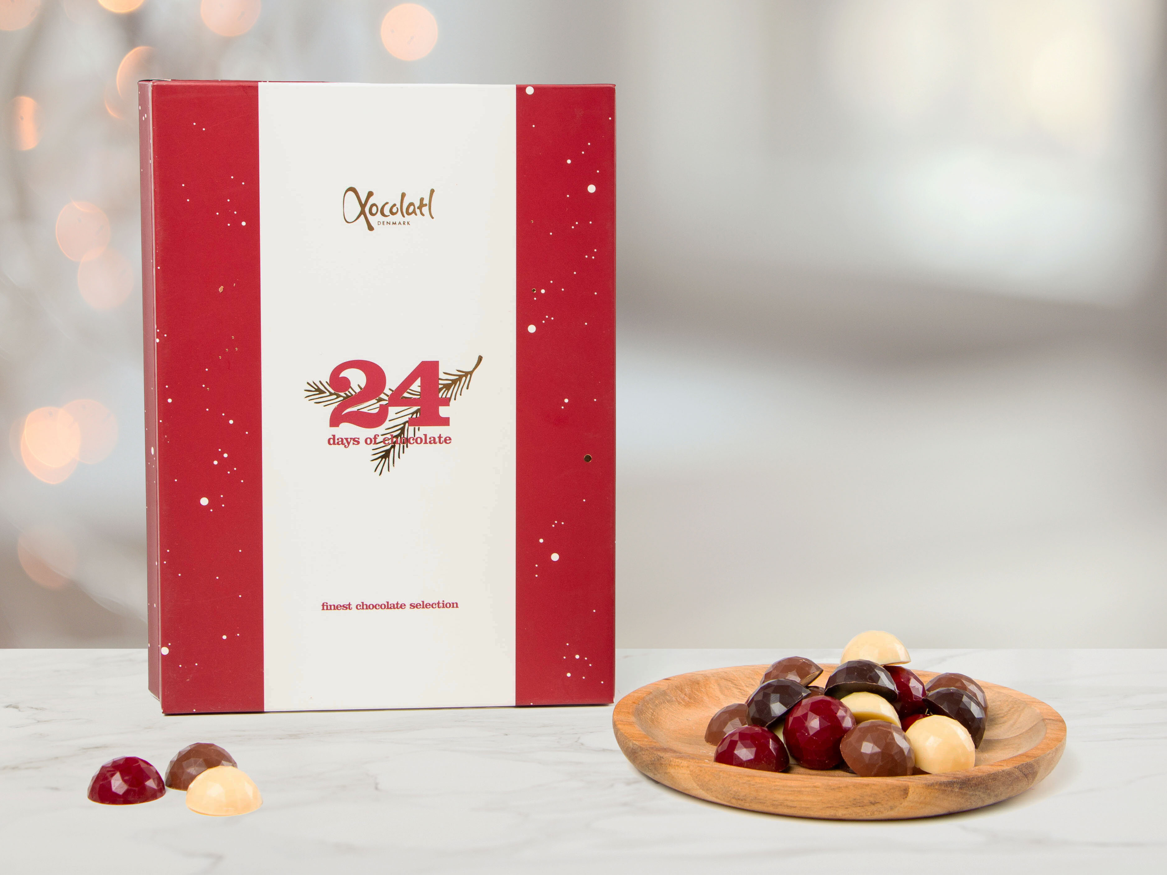 Julekalender med sjokoladepraliner fra Xocolatl