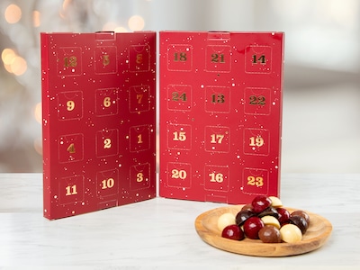 Adventskalender med Chokladpraliner från Xocolatl