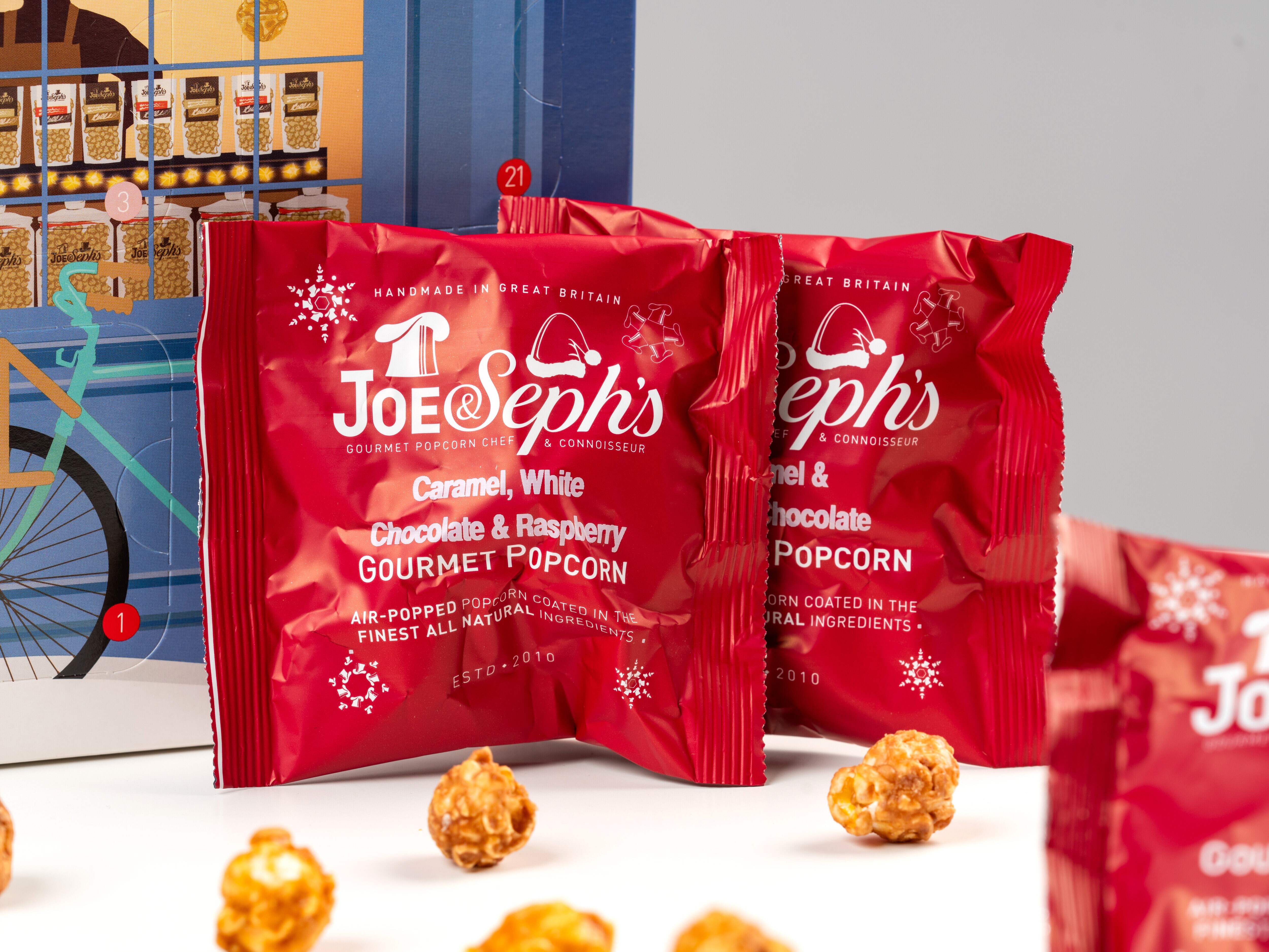 Adventskalender med Popcorn - Joe & Seph’s