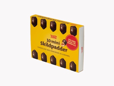 Toms Mini Sköldpaddor Mörk Choklad 120 gram