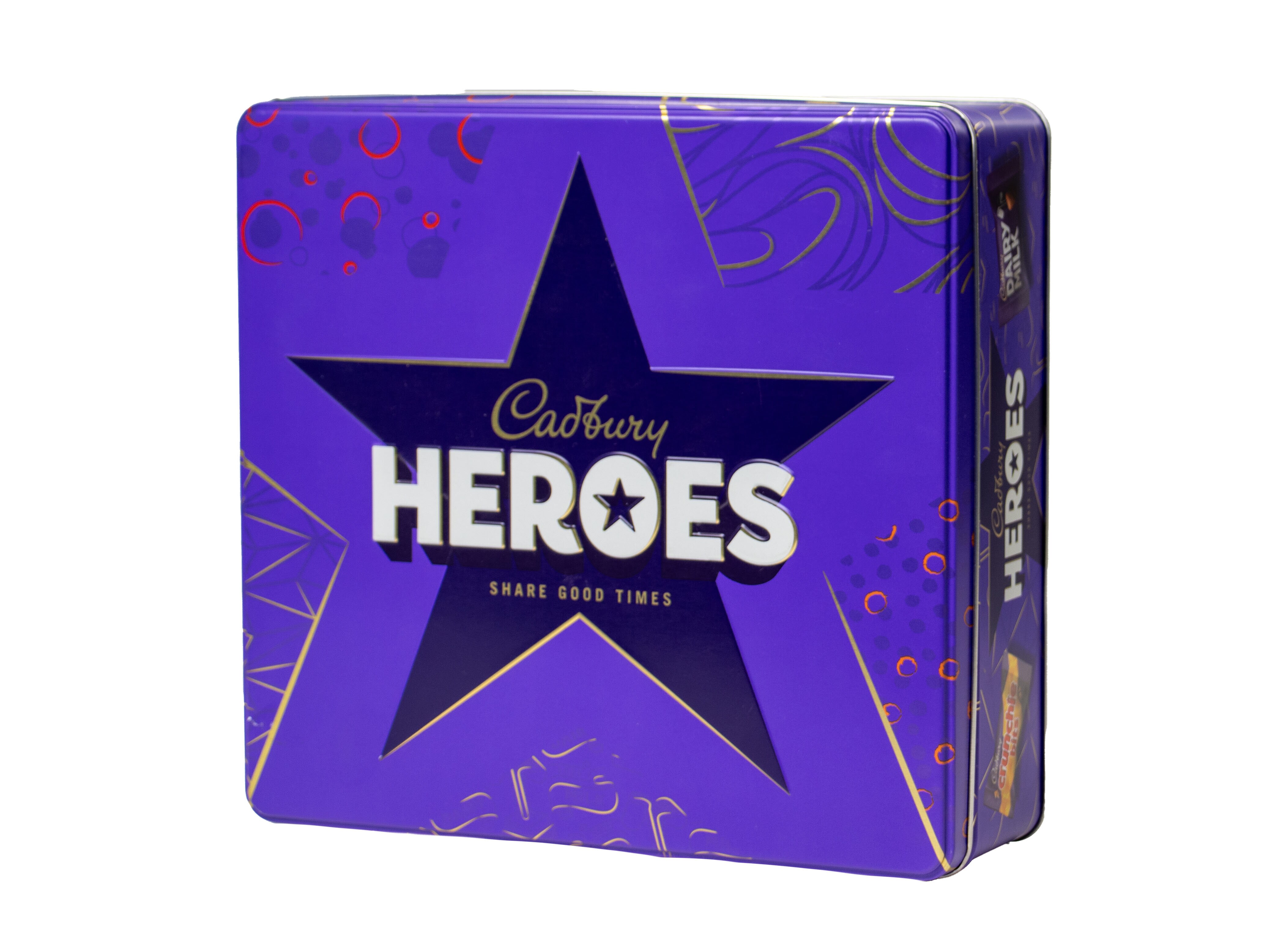 Cadbury Heroes i Plåtburk